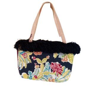 Funky Novelty Shaggy Multicolor Purse Tote Handbag